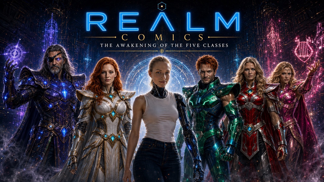 The REALM Comics — Six issues exploring the Five Classes